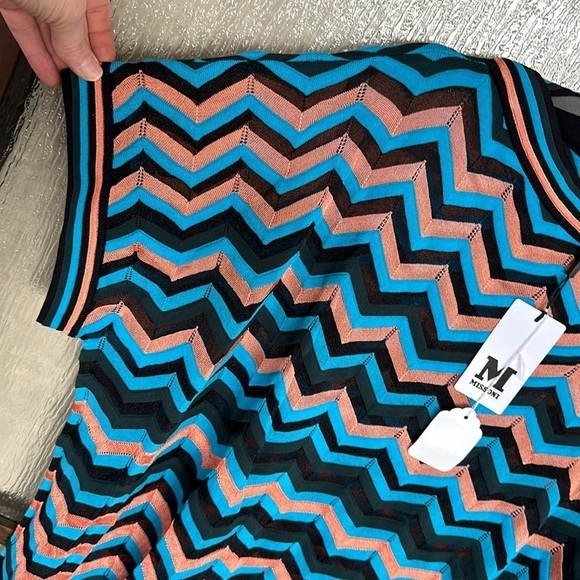 Missoni women’s colorful tunic top size medium. Fit oversized. - Picture 4 of 7